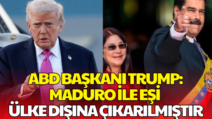 ABD Venezuela'ya Saldırdı! Maduro ve Eşi Yakalandı